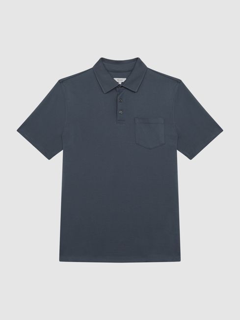Hendrix Mercerised Knitted Collar Polo