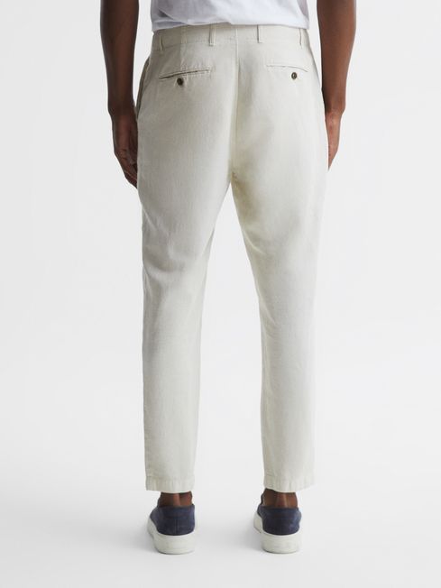 Truce Cotton Linen Blend Casual Trousers