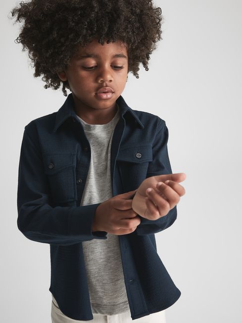 James Jersey Textured OverShirt