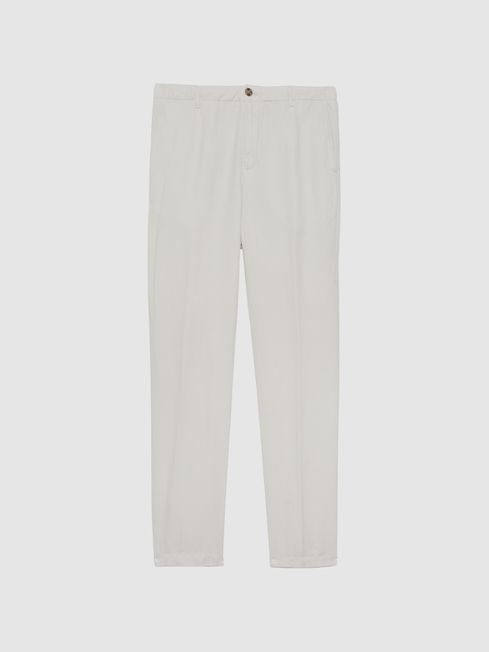 Truce Cotton Linen Blend Casual Trousers