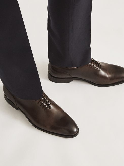 Bay Leather Whole Cut Shoes