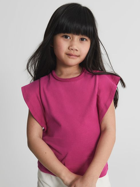 Jude Jr Junior Ruffle Shoulder T-Shirt