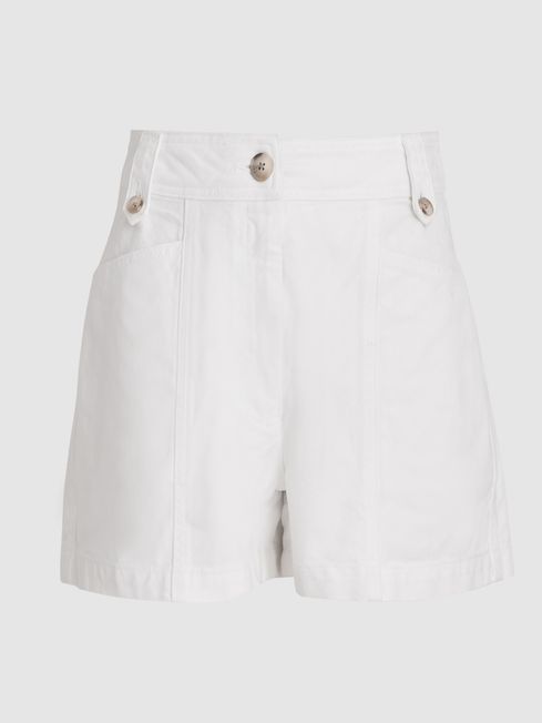 Romana Cargo Denim Shorts