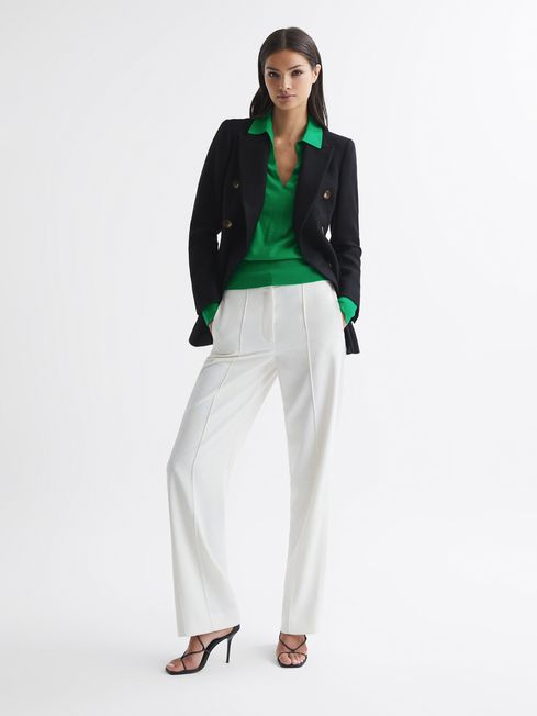 Candise Collared Knitted Jumper