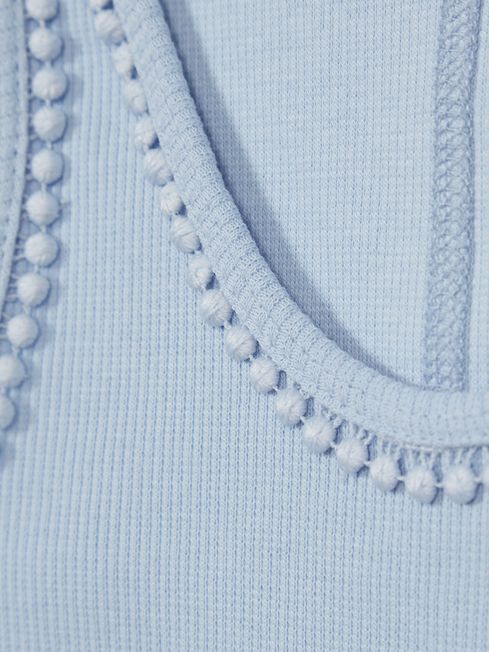 Violet Jr Junior Trim Detail Vest