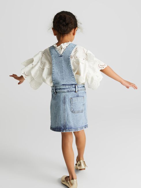 Loren Jr Junior Denim Dungaree Dress