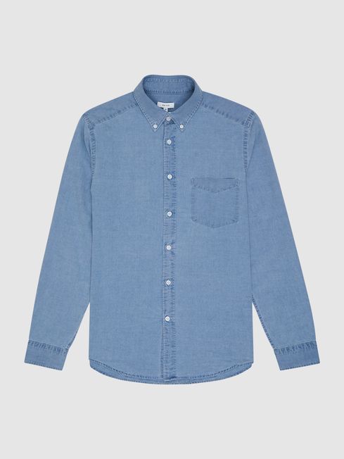 Sark Chambray Button-Down Shirt