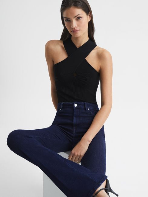 Perry Contour High Rise Flared Jeans