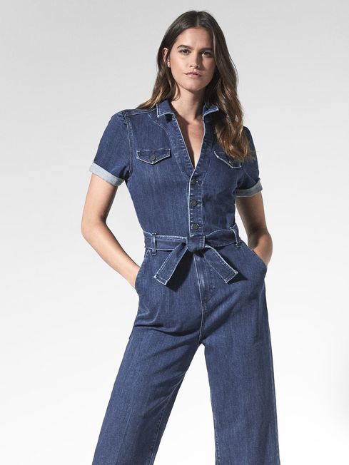 Anessa Paige Denim Jumpsuit