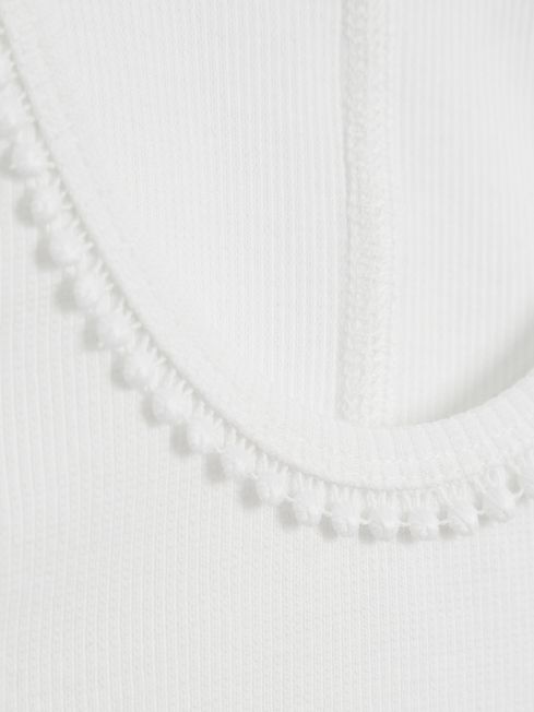 Violet Jr Junior Trim Detail Vest