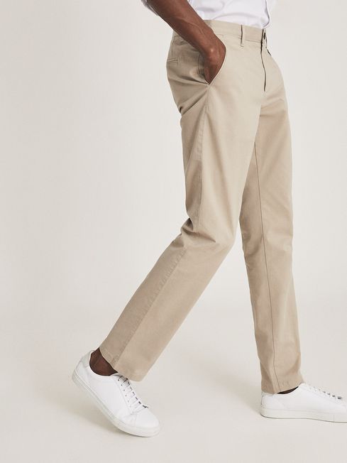 Pitch Washed Slim Fit Chinos
