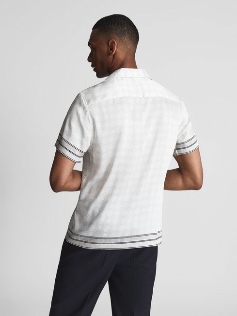 Suarez Bloom Print Cuban Collar Shirt