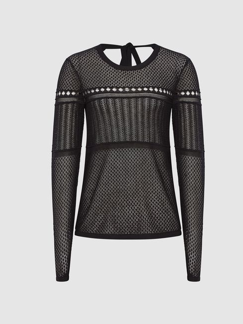 Eliana Lace Crew Neck Jumper