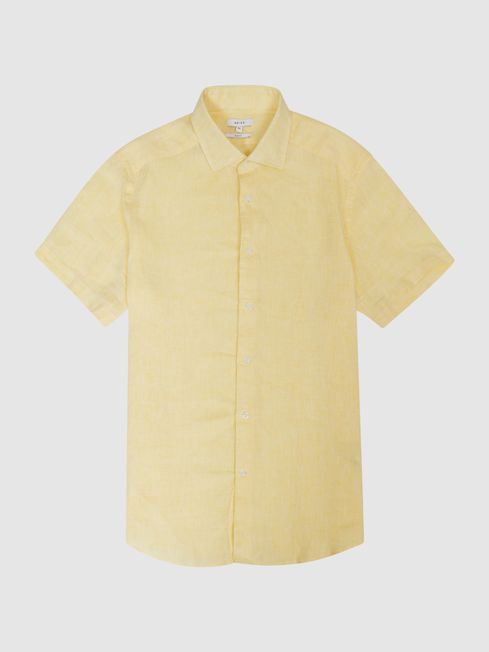 Holiday Linen Slim Fit Shirt