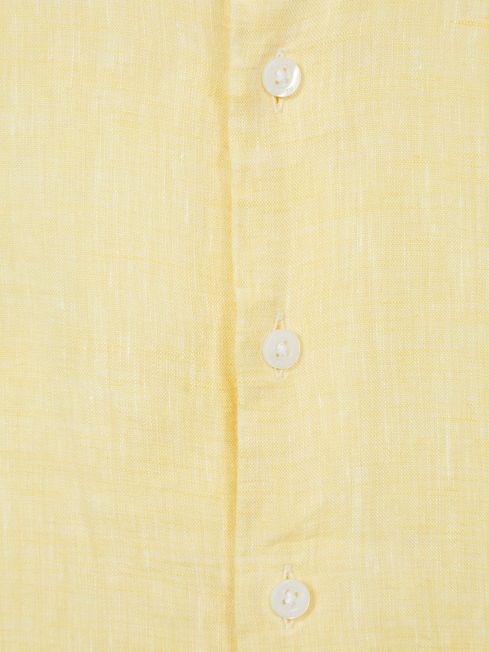 Ruban Junior Long Sleeve Linen Shirt