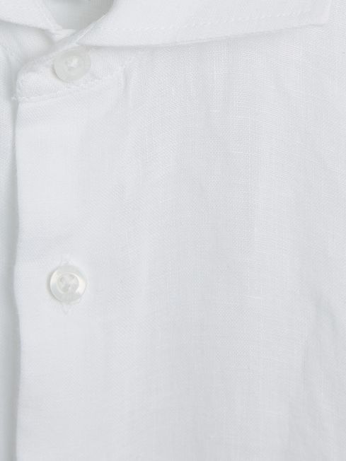 Ruban Junior Long Sleeve Linen Shirt