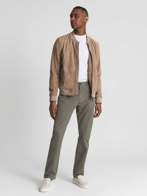 Pitch Washed Slim Fit Chinos
