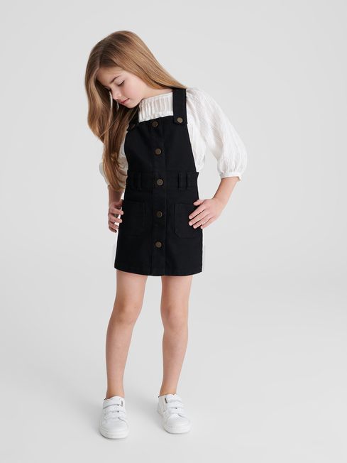 Loren Jr Junior Denim Dungaree Dress