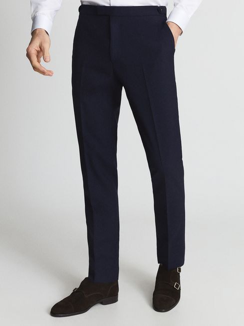 Bold Slim Fit Wool Trousers