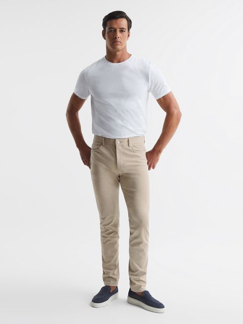 Nubury Jersey Slim Fit Chino Trousers