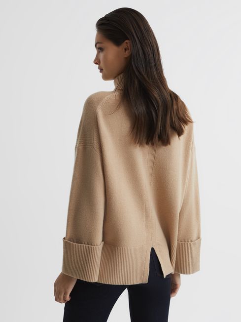 Sarah Cashmere Blend Roll Neck Jumper