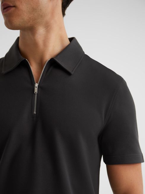 Alfie Half Zip Polo T-Shirt
