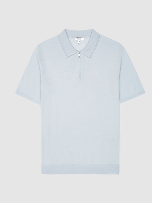 Maxwell Merino Zip Neck Polo