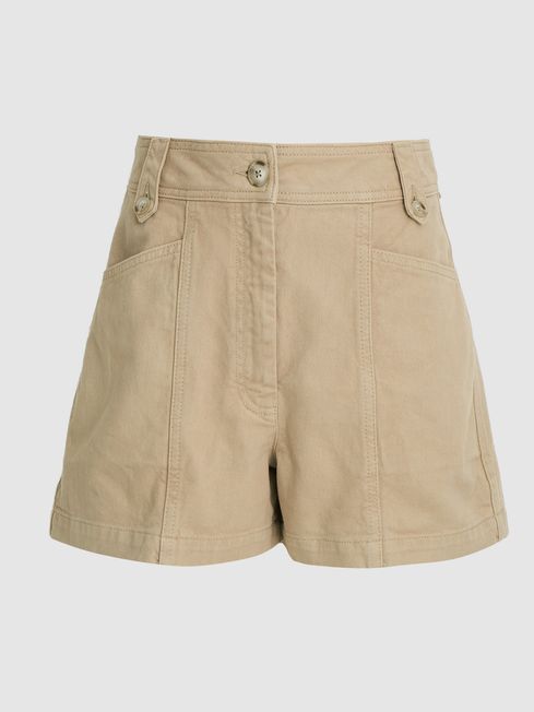 Romana Cargo Denim Shorts