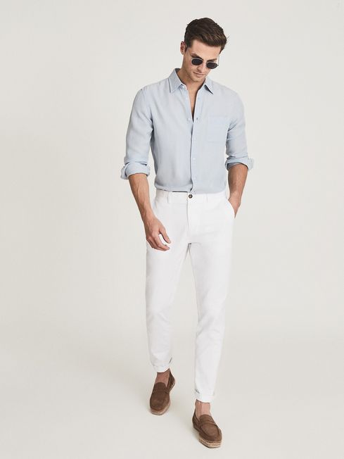 Pitch Washed Slim Fit Chinos