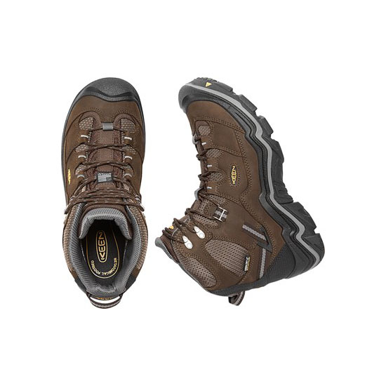 KEEN DURAND MID WP CASCADE BROWN