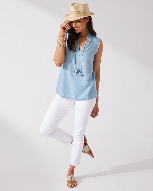 Chambray All Day Tank Top