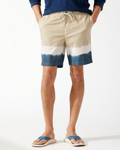 Big and Tall Sand and Beach Elastic-Waist Shorts