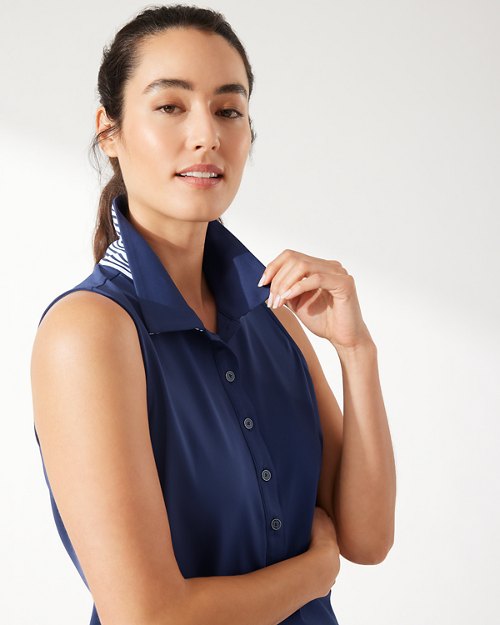 Aubrey IslandZone Sleeveless Polo