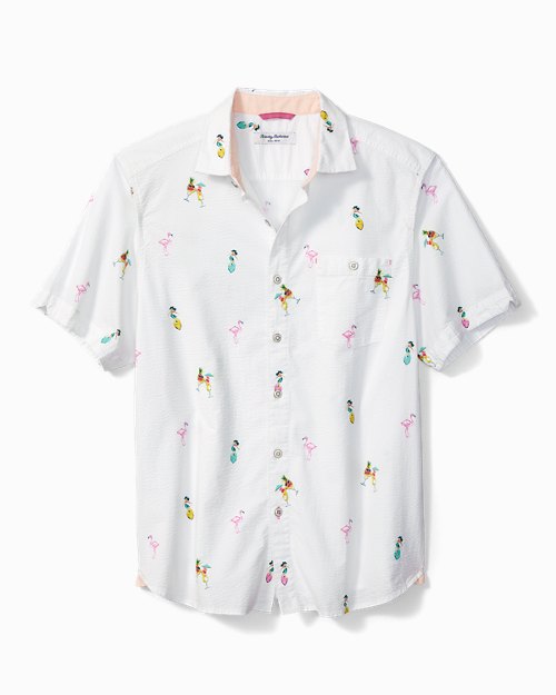 Big and Tall Nova Wave Flocktail Camp Shirt