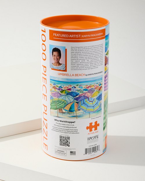 Umbrella Beach 1,000 Piece-Puzzle