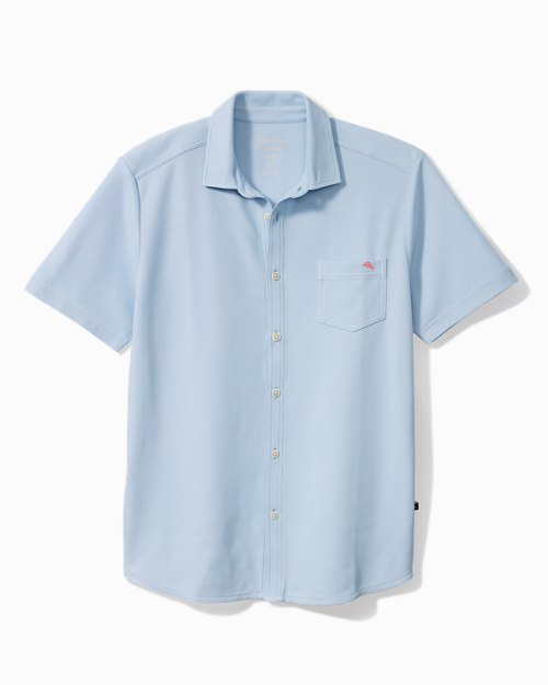 Big and Tall Emfielder Knit Camp Shirt