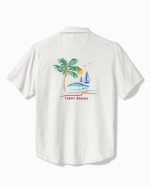 Big and Tall Poolside Oasis Terry Camp Shirt