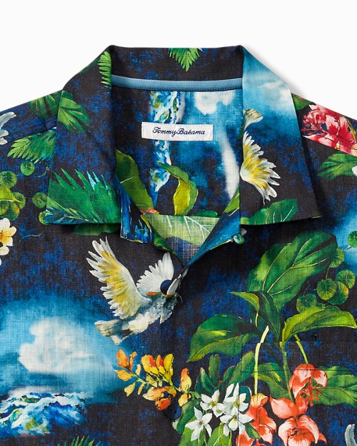 Artist Series 23 Serene Seaside Linen Camp Shirt
