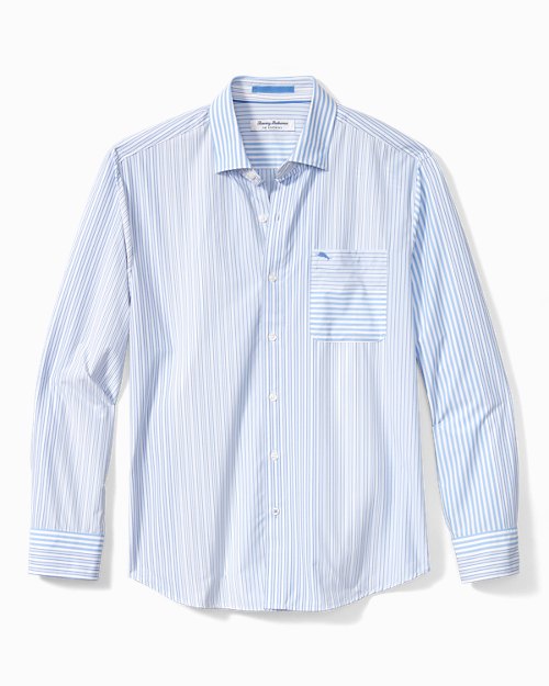 Big and Tall Siesta Key Sail Stripe IslandZone Shirt