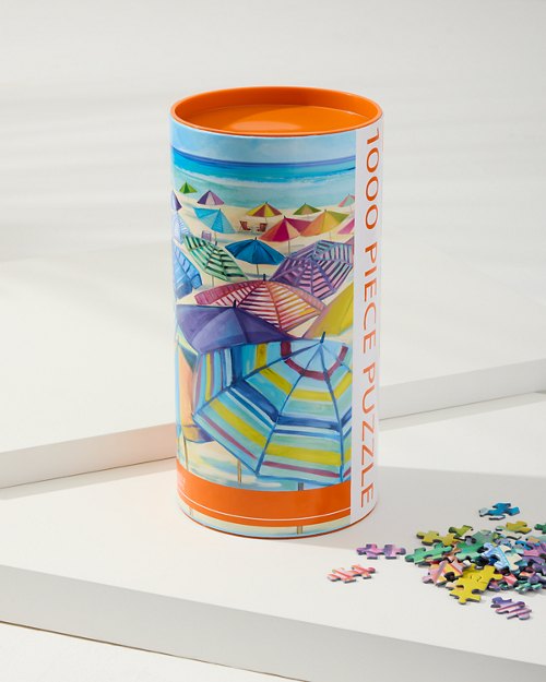 Umbrella Beach 1,000 Piece-Puzzle