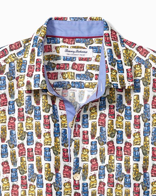 Big and Tall Coconut Point Tini Tiki IslandZone Camp Shirt
