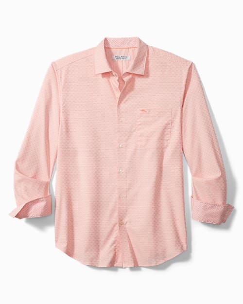 Big and Tall Sarasota Stretch Ventura IslandZone Stripe Shirt