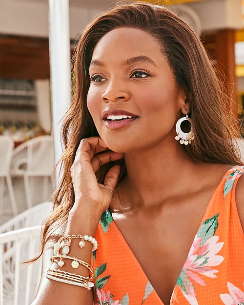 Sandy Shores Mother-of-Pearl Drop Earrings
