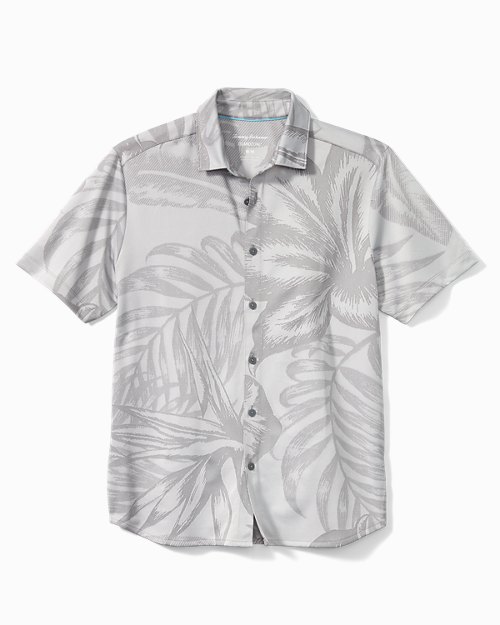 Big and Tall Palm Coast Fresco IslandZone Knit Camp Shirt