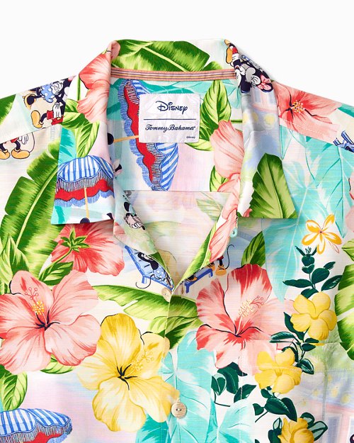 Big and Tall Disney Veracruz Cay Poolside Party Camp Shirt
