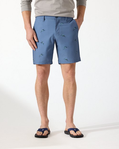 Marlin in One IslandZone Chip Shot 8-Inch Shorts