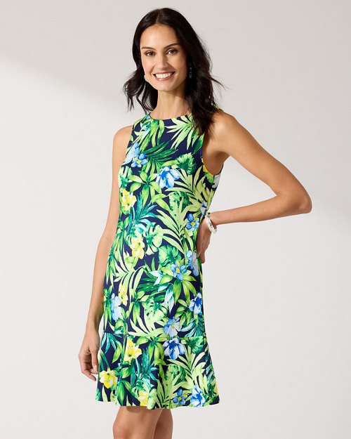 Darcy Tropical Retreat Flounce Dress