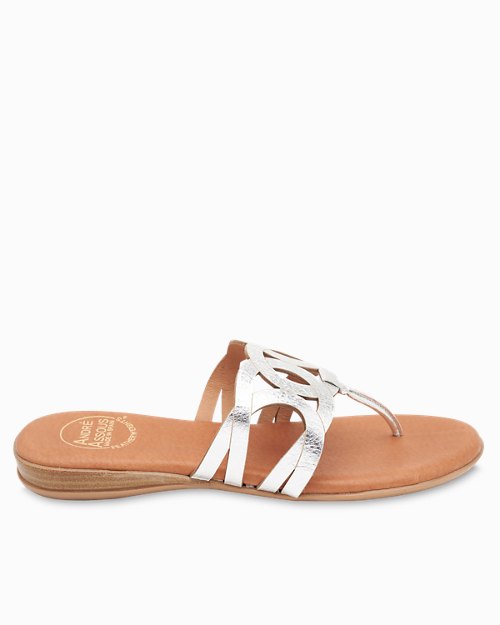 André Assous Nature Featherweights Metallic Sandals