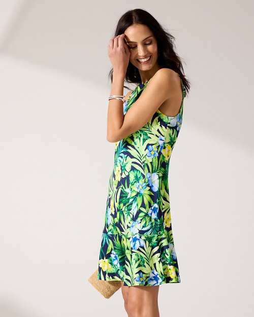 Darcy Tropical Retreat Flounce Dress