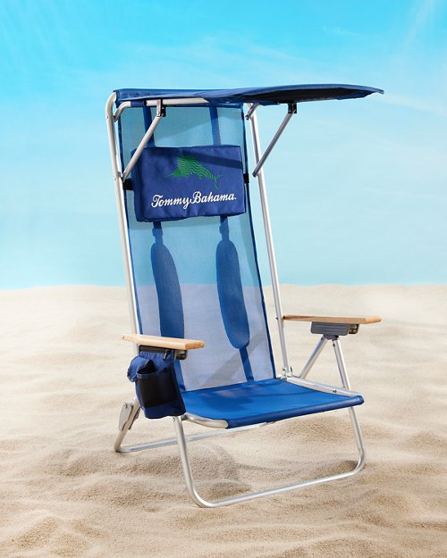 Tommy Bahama Wavy Marlin High Back Recliner Shade Chair